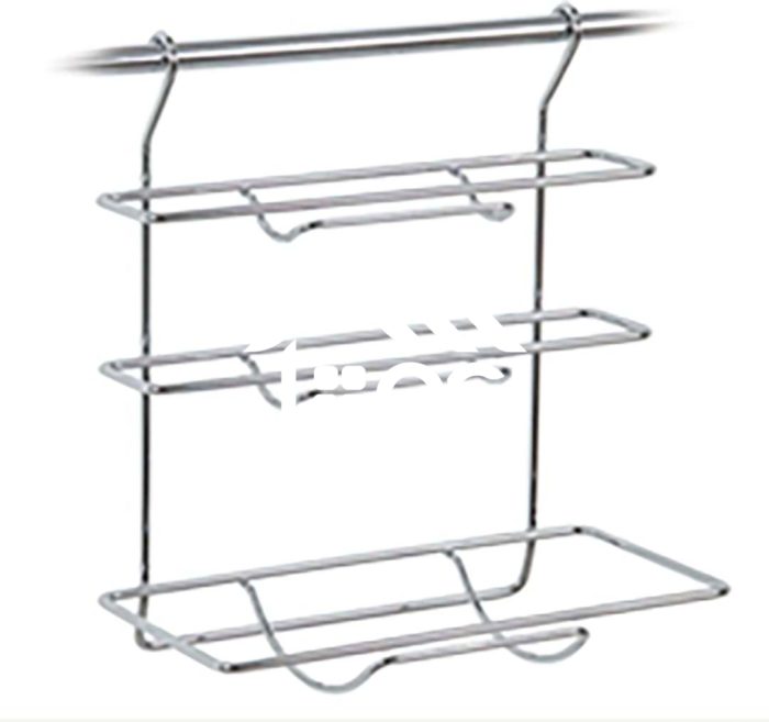 PORTE ROULEAU TRIPLE 32.7X16.5X35.8CM ACIER CHROMÉ GIEFFE