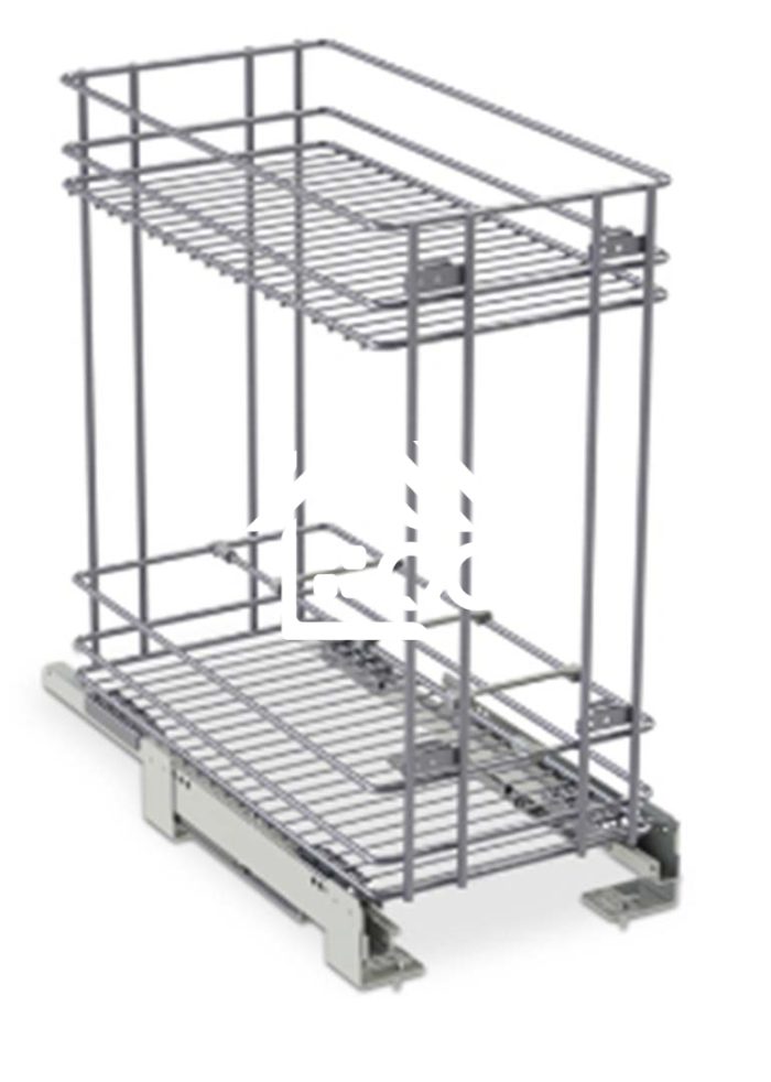 PANIER PORTE BOUTEILLE GRIS 30CM COMPAGNUCCI