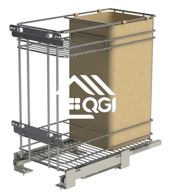 PANIER PORTE BOUTEILLE GRIS 45CM COMPAGNUCCI