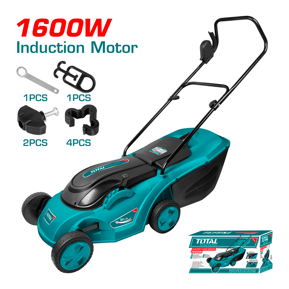 TOTAL tondeuse a gazon electrique 1600w TGT616151