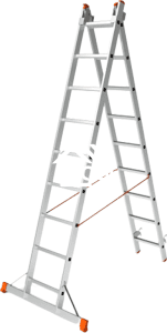 ÉCHELLE TRANSFORMABLE DOUBLE T2 2.47M - QGI