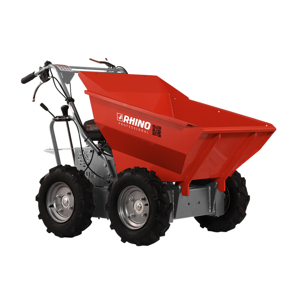 MINI-DUMPER 4 ROUES MOTRICES RHINO 300KG - BROUETTE A MOTEUR (1)